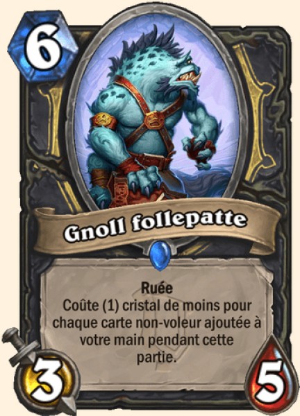 Gnoll follepatte carte Hearhstone