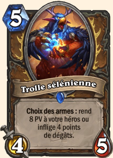 Trolle selenienne carte Hearhstone