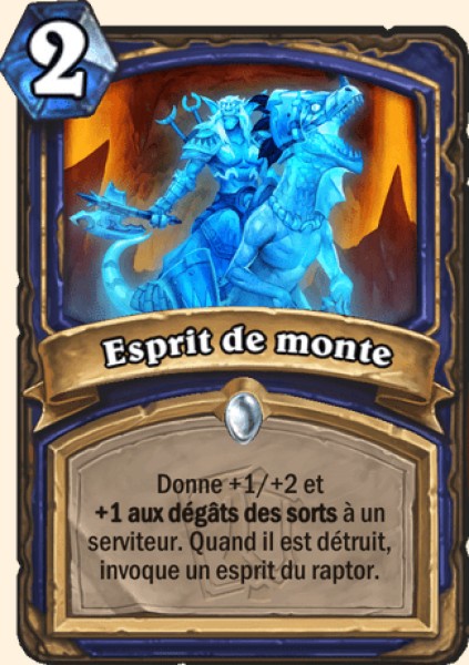 Esprit de monte carte Hearhstone