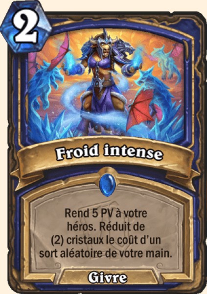 Froid intense carte Hearhstone