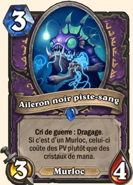 Aileron noir piste-sang carte Hearhstone