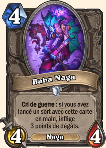 Baba Naga carte Hearhstone