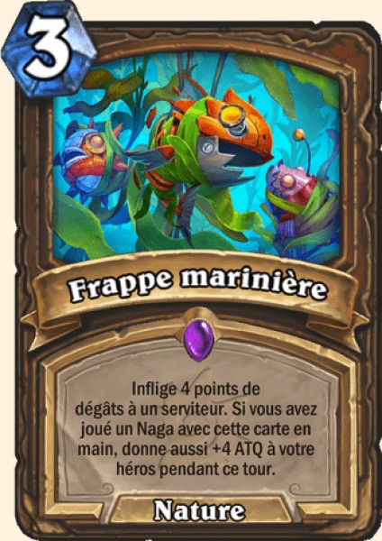 Frappe mariniere carte Hearhstone