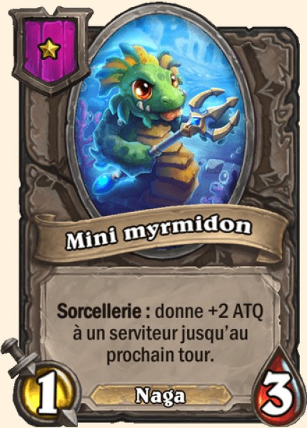 Mini myrmidon carte Hearhstone