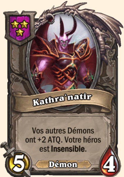 Kathra'natir carte Hearhstone