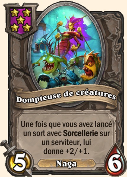 Dompteuse de creatures carte Hearhstone