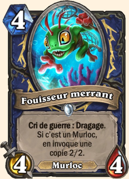 Fouisseur merrant carte Hearhstone