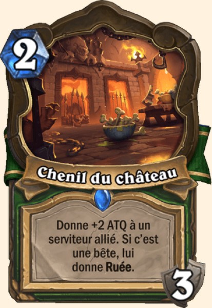 Les chenils du chateau carte Hearhstone