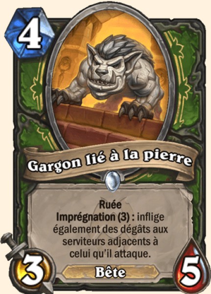 Gargon lie a la pierre carte Hearhstone