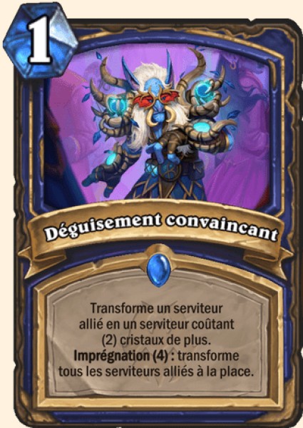 Deguisement convaincant carte Hearhstone