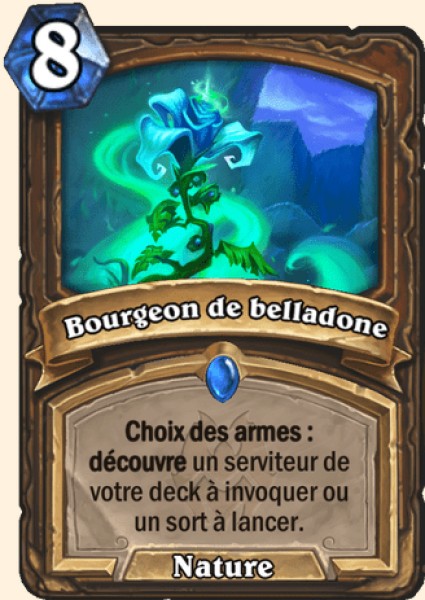 Bourgeon de belladone carte Hearhstone