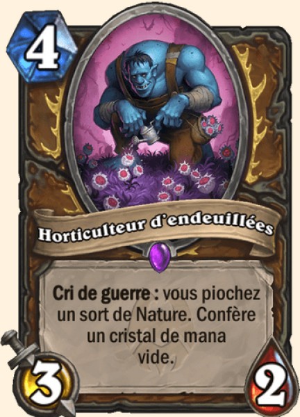 Horticulteur d'endeuillees carte Hearhstone