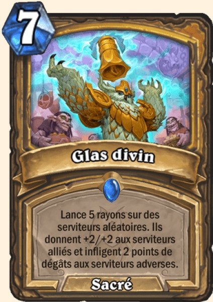 Glas divin carte Hearhstone