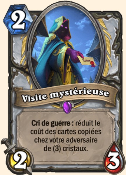 Visite mysterieuse carte Hearhstone