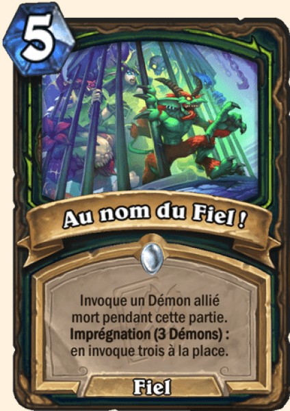 Demons en liberte carte Hearhstone