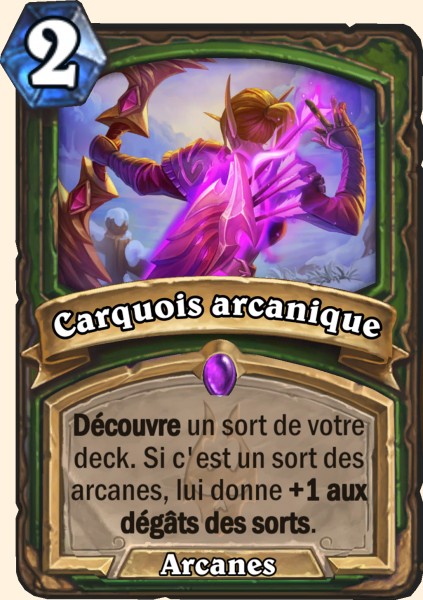 Carquois arcanique carte Hearhstone