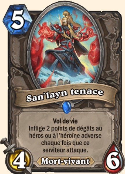 San'layn tenace carte Hearhstone