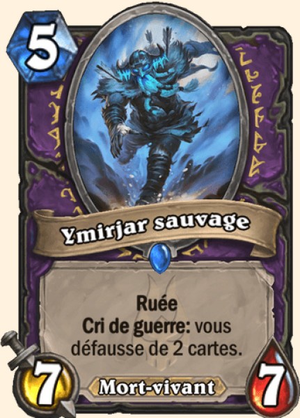 Ymirjar sauvage carte Hearhstone