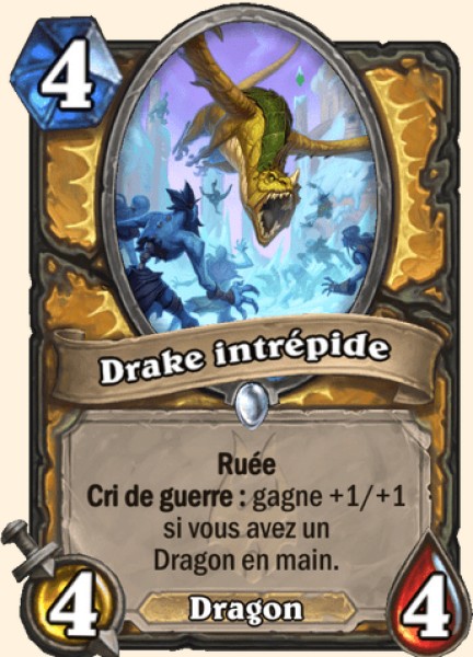 Drake intrepide carte Hearhstone