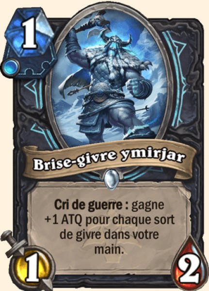 Brise-givre ymirjar carte Hearhstone