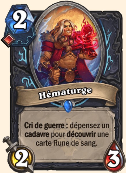 Hematurge carte Hearhstone