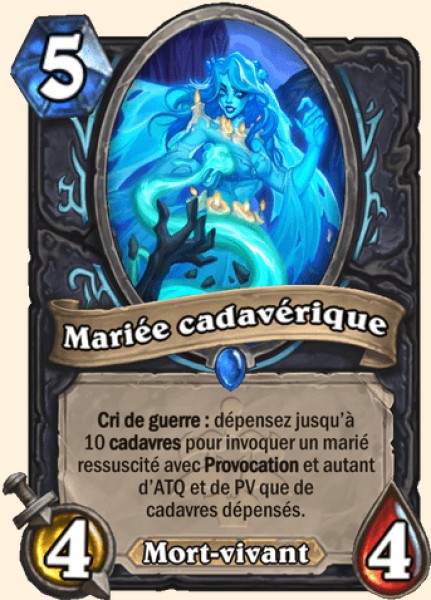 Mariee cadaverique carte Hearhstone