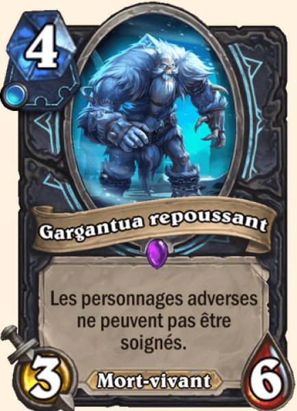 Gargantua repoussant carte Hearhstone