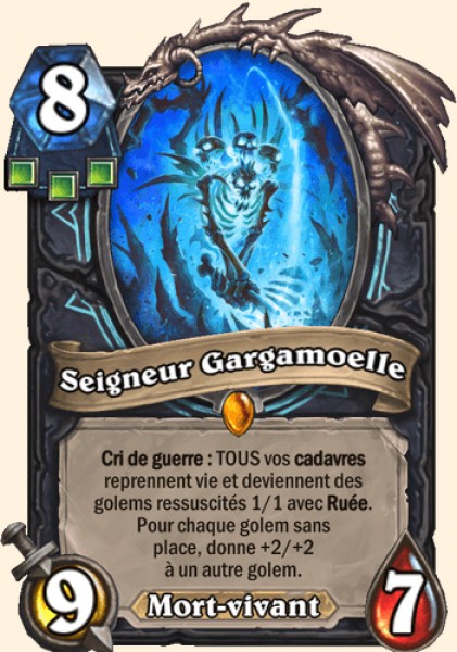 Seigneur Gargamoelle carte Hearhstone