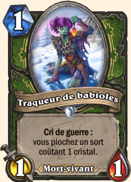 Traqueur de babioles carte Hearhstone