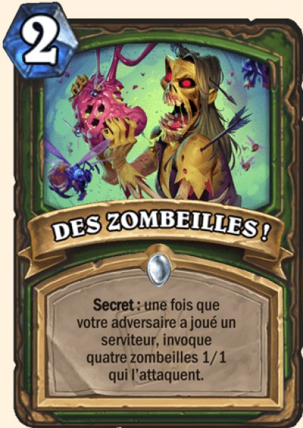 DES ZOMBEILLES ! carte Hearhstone