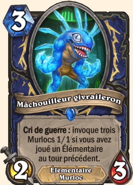 Machouilleur givraileron carte Hearhstone