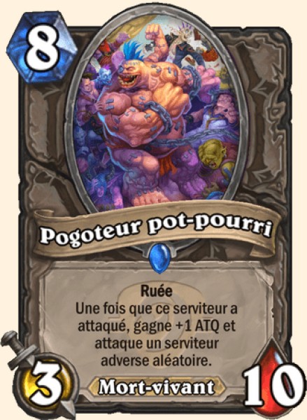 Pogoteur pot-pourri carte Hearhstone