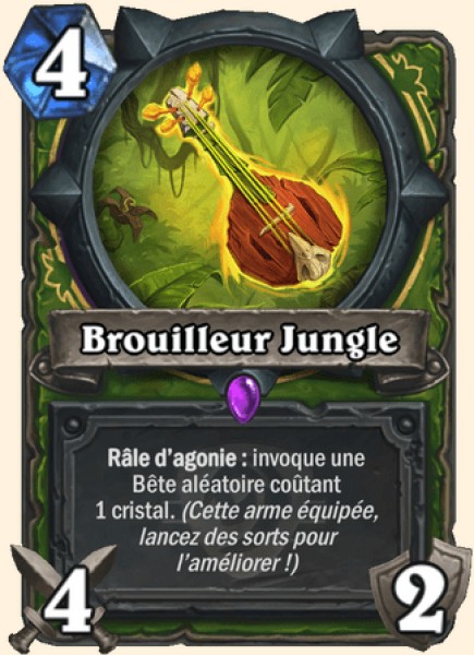 Brouilleur Jungle carte Hearhstone