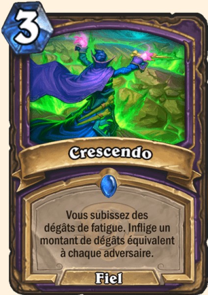 Crescendo carte Hearhstone