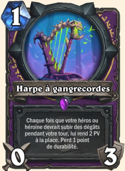 Harpe gangrenee carte Hearhstone