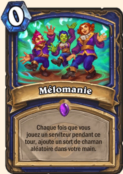 Melomanie carte Hearhstone