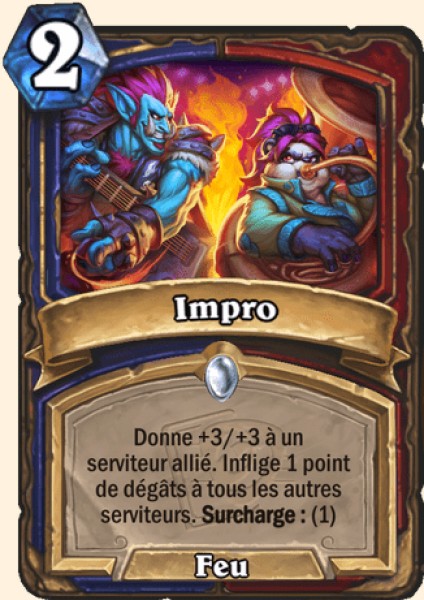 Impro carte Hearhstone