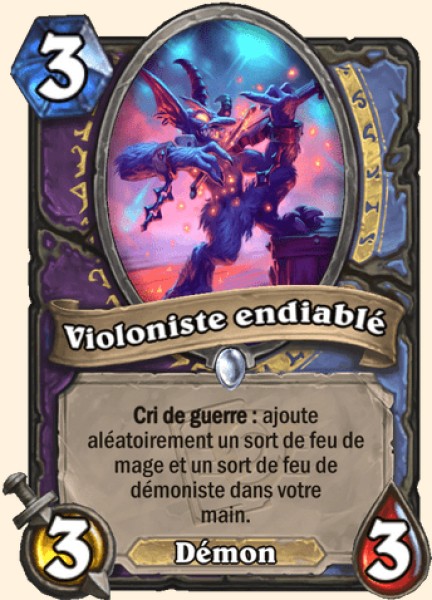 Violoniste endiable carte Hearhstone