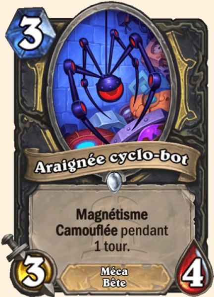 Araignee cyclo-bot carte Hearhstone
