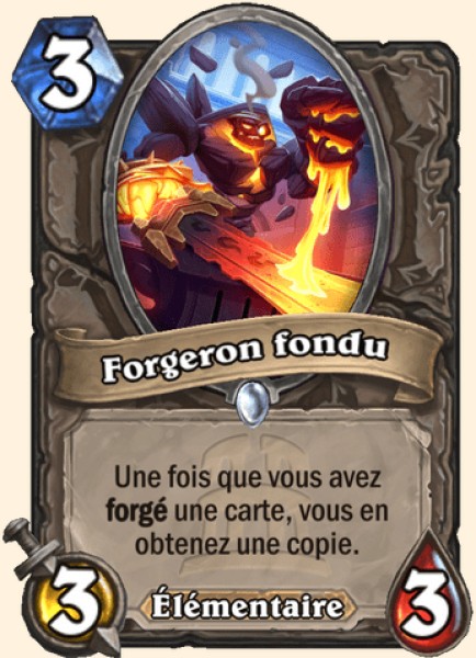 Forgeron fondu carte Hearhstone