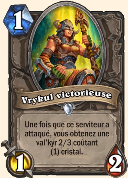 Vrykul victorieuse carte Hearthstone