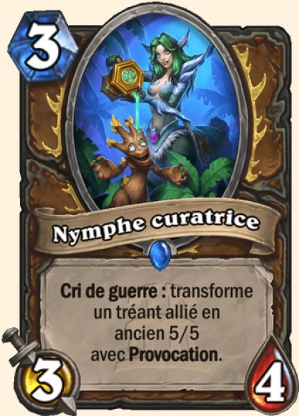 Nymphe conservatrice carte Hearhstone
