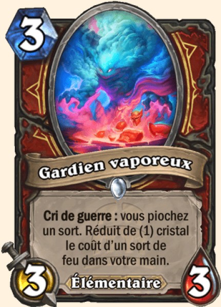 Gardien de vapeur carte Hearhstone