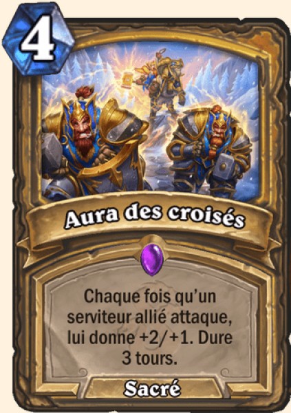 Aura des croises carte Hearhstone