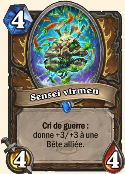 Sensei virmen carte Hearhstone