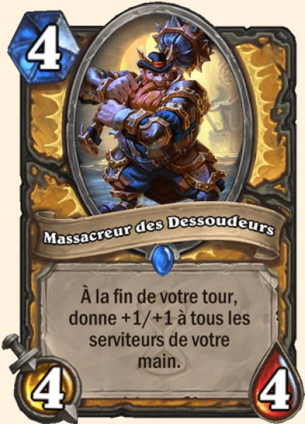 Massacreur des Dessoudeurs carte Hearhstone