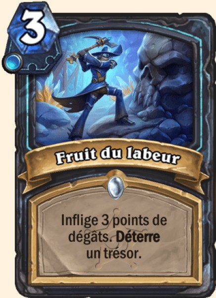 Fruit du labeur carte Hearhstone