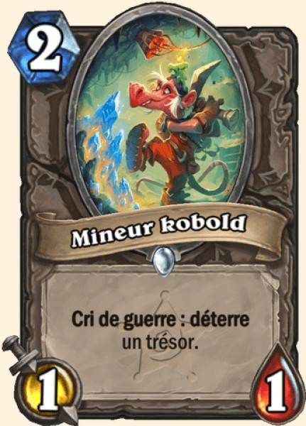 Mineur kobold carte Hearhstone