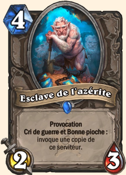 Esclave de l'azerite carte Hearhstone