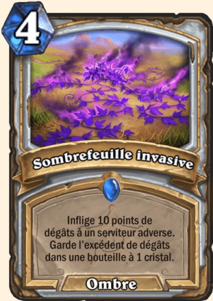 Sombrefeuille invasive carte Hearhstone